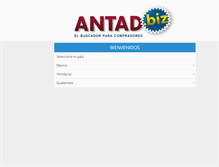 Tablet Screenshot of antad.biz
